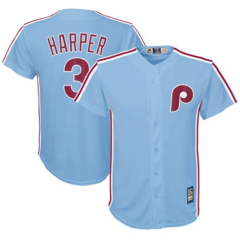 Bryce Harper Philadelphia Phillies Majestic Youth Official Cool Base ...