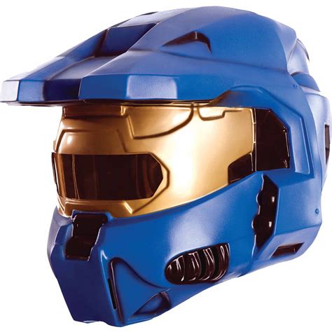 Halo Blue Spartan Costume Two Piece Mask Adult - Walmart.com - Walmart.com