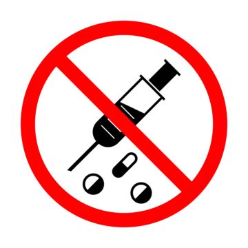 No Drugs Syringe Symbol PNG Transparent Images Free Download | Vector Files | Pngtree