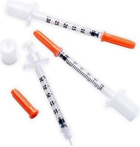 EasyTouch® 20 Count 31g 0.3cc 5/16" U-100 Insulin Syringes