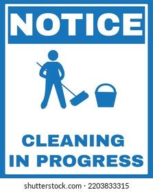 Cleaning Progress Sign Vector Cleaning Progress Stock Vector (Royalty Free) 2262821421 ...