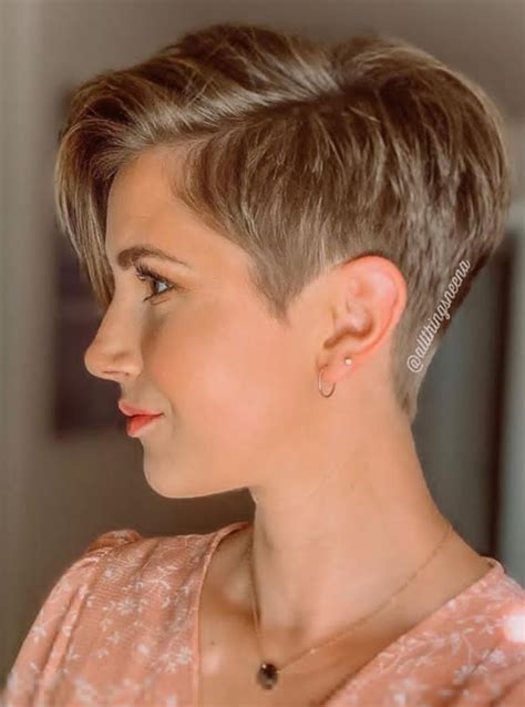 36 Pretty Fluffy Short Hair Style Ideas For Short Pixie Haircut