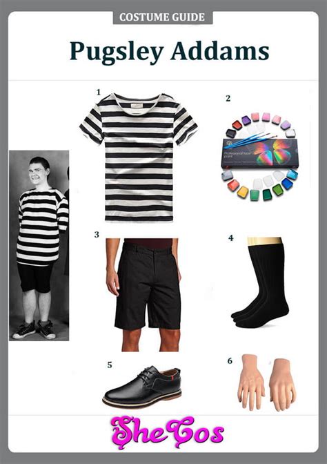 Your Full Guide To DIY Pugsley Addams Costume | SheCos Blog