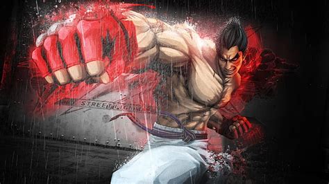 HD wallpaper: broken glass, punching bag, Tekken, Kazuya Mishima | Wallpaper Flare