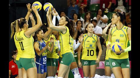 Rio Olympics 2016 : Women's Volley Ball Team of Brasil - YouTube