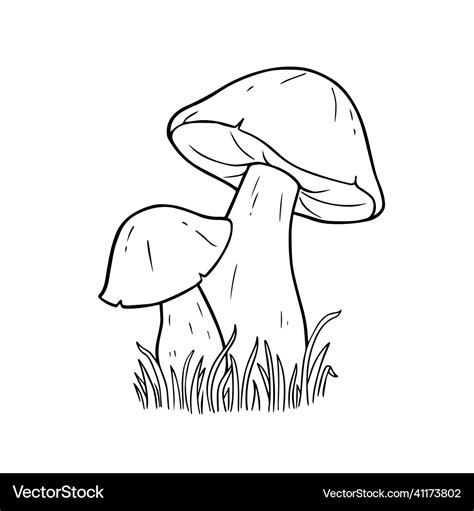 Mushroom Outline