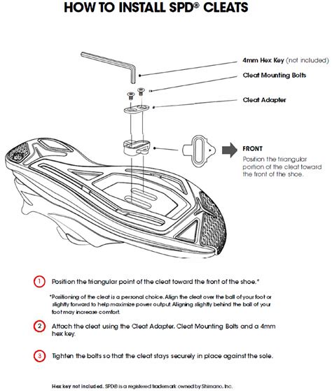 How to Install SPD Cleats