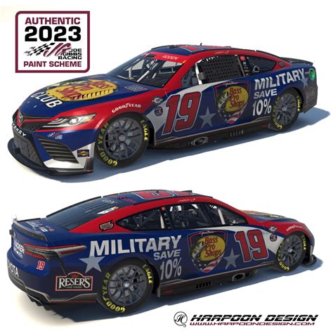 2023 Martin Truex Jr. Bass Pro Shops RWB Camry by Brantley Roden ...