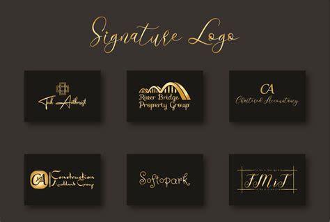 Signature logo 3 by FM iT on Dribbble