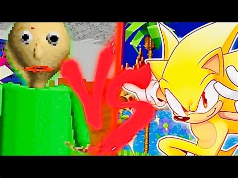 BALDI VS SONIC - YouTube