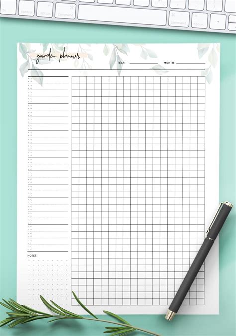 Free Garden Planner Template - World of Printables