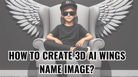 How To Create 3D AI Wings Name Image? - Open AI Master