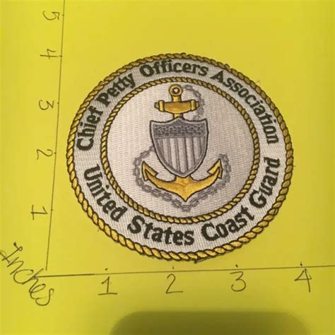 US COAST GUARD Patch USCG Chief Petty Officers Association - 5/1/23 $7.99 - PicClick