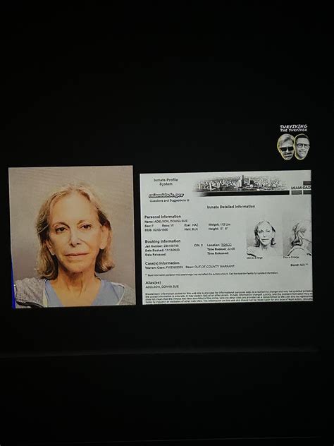 Donna Adelson’s Booking Photo! : r/dan_markel_murder