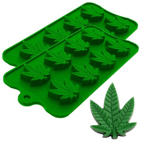 Marijuana Cannabis Hemp Leaf Silicone Molds Candy Weed Pot Mold Chocolate Gummy - Walmart.com ...