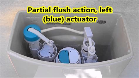 American Standard dual flush H2Option toilet - YouTube