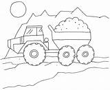 Dump truck coloring Pages To Download And Print For Free sketch template