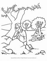 Jesus Praying In The Garden  Childrens Sermons From Sermons4Kidscom sketch template