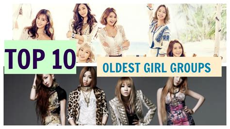 [Top 10] Oldest Kpop Girl Groups Pt1 - YouTube