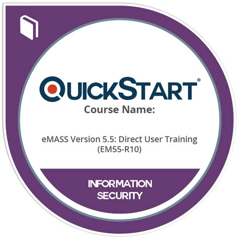 eMASS Version 5.5: Direct User Training (EM55-R10) - Acclaim