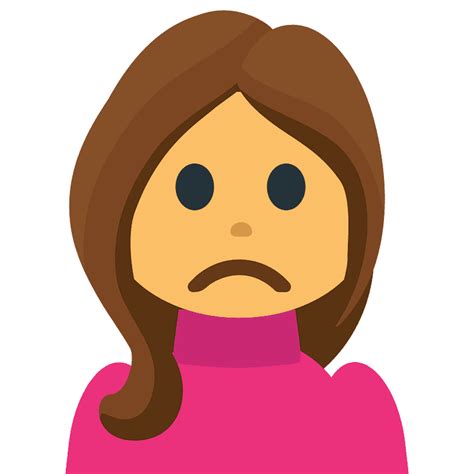 Person frowning emoji clipart. Free download transparent .PNG | Creazilla