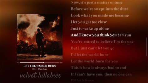 Chris Grey - LET THE WORLD BURN (Lyrics) - YouTube