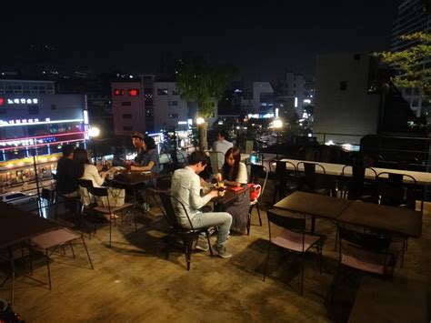 All about Hongdae in Korea: Rooftop Bar