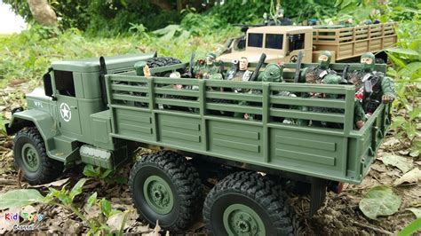 Military vehicles Army trucks RC Military trucks Toy soldiers Army men - YouTube