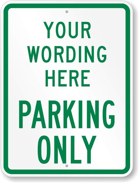 Custom Reserved Parking Signs | Free Shipping & Fast Delivery