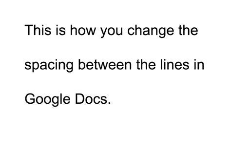 How to Change Line Spacing in Google Docs | The Rabbit Pad