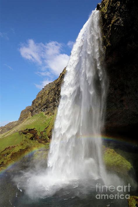 Skogafoss Waterfall with Rainbow Photograph by Shanna Vincent - Fine ...