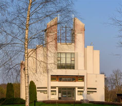 Lutheran Church in Aizkraukle, Latvia Stock Photo - Image of facade, style: 275758682