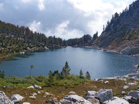 The lake: Amphitheater Lake Trail, Grand Teton National Park, Wyoming