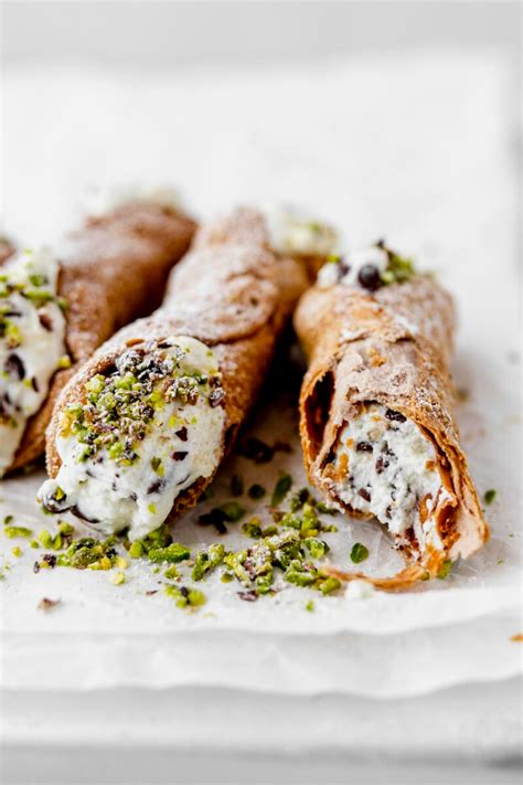 Sicilian cannoli with ricotta filling (Cannoli Siciliani) - Stefania's Kitchenette | Cannoli ...