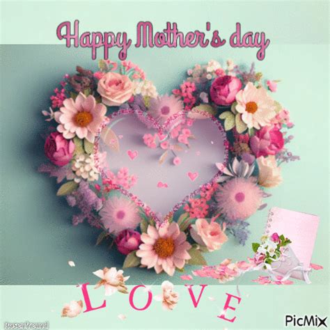 Flower Heart - Happy Mother's Day Love Gif Pictures, Photos, and Images ...