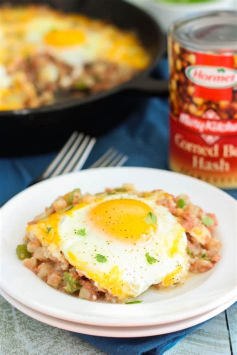 Corned Beef Hash and Eggs - Pumpkin 'N Spice