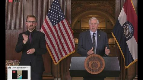 Illinois Gov. JB Pritzker, and Mo. Gov. Parson giving updates on COVID ...