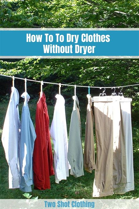 4 Methods To Dry Clothes Without Dryer