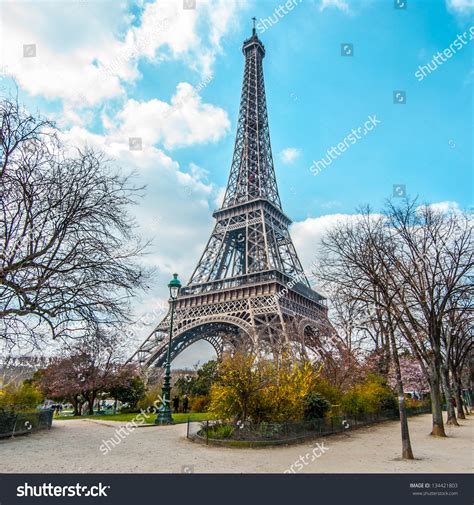 Eiffel Tower View Champ De Mars Stock Photo 134421803 | Shutterstock