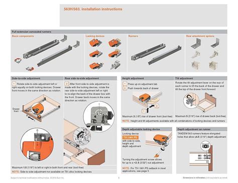 BLUM Tandem plus BLUMOTION Drawer Slides Complete Kit – Advance Design ...