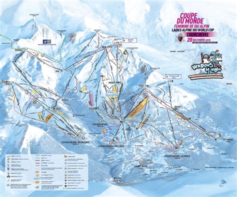 Courchevel Piste Map 2020 and the Best Pistes in Resort - Ski Dazzle