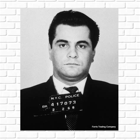 John Gotti Mugshot Photo 1968 NYC Photograph Mafia - Etsy UK