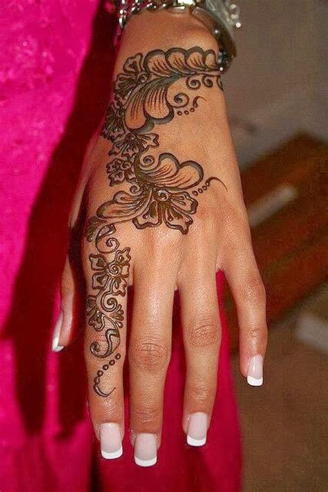 Beautiful Henna Flower Designs For Any Festivals - Henna Design