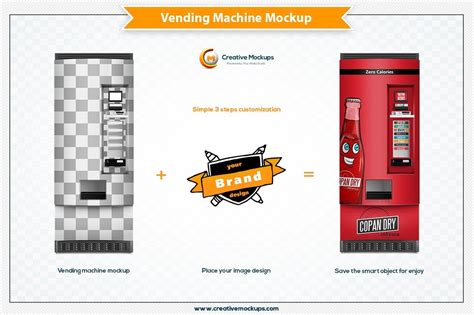 Vending Machine Psd Mockup | Mockup psd, Mockup, Presentation design