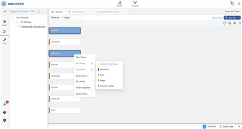 Building Dynamic Tables in Snowflake with Coalesce