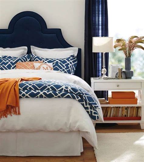 45 Blue and Orange Bedroom Ideas - Easy Home Concepts