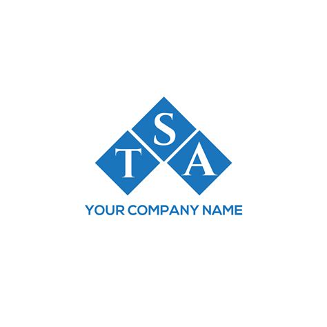 TSA letter logo design on white background. TSA creative initials ...