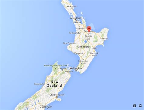 Lake Rotorua on map of New Zealand - World Easy Guides