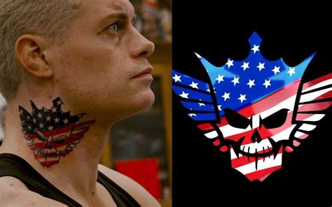 What does WWE Superstar Cody Rhodes' neck tattoo signify?