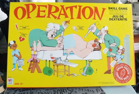 Vintage Operation board game by Milton Bradley. Tested and